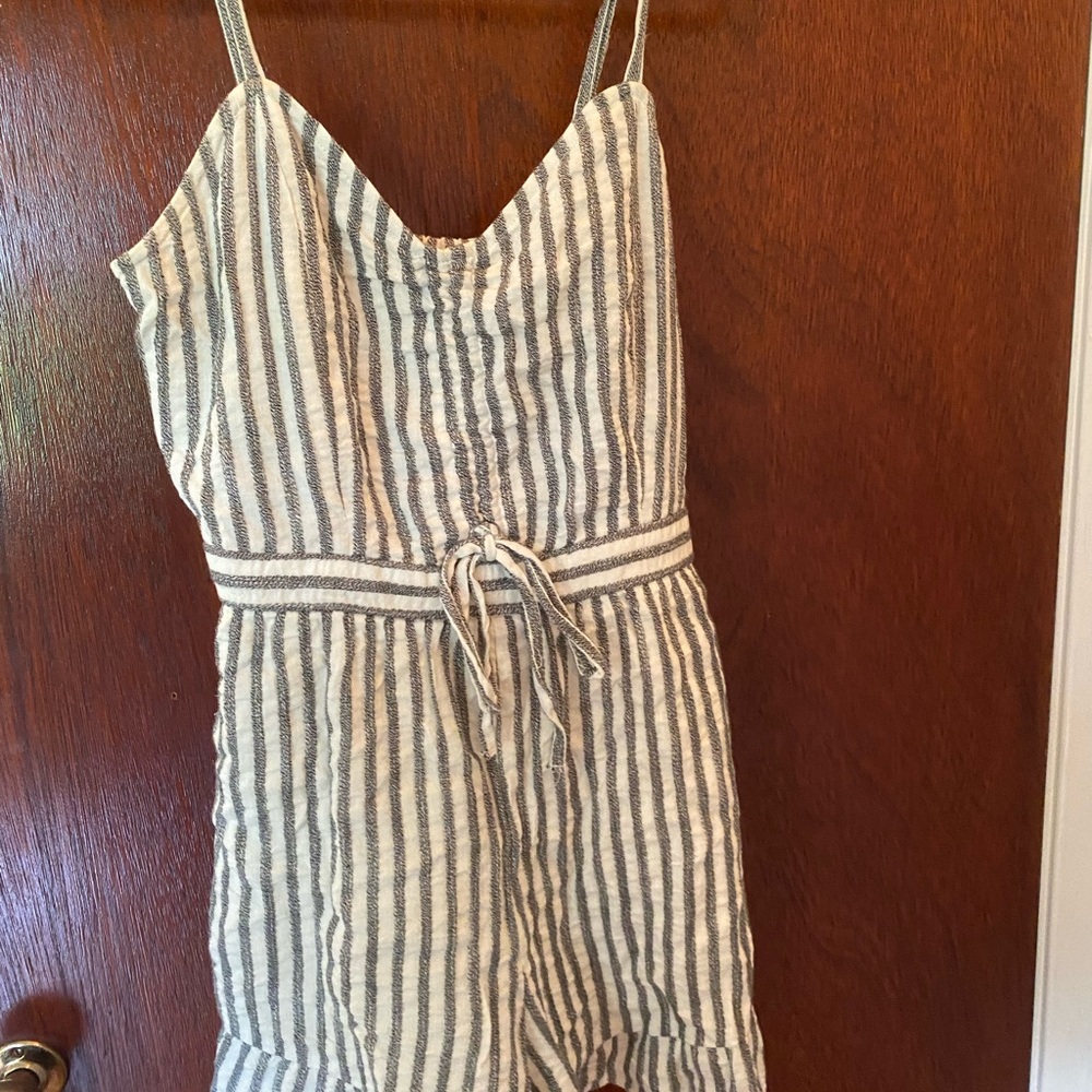 striped romper